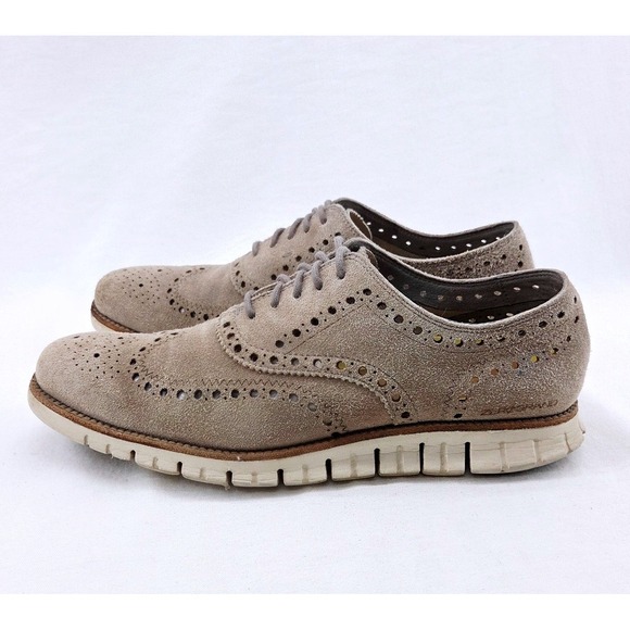 Cole Haan ● ZERØGRAND‎ Tan Suede Oxford - Size 11 main image 7